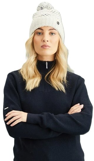 PING Kaylah Half Zip Lined maglione da donna, blu navy