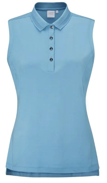 PING Solene Sleeveless polo da donna, laguna