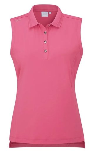 PING Solene Sleeveless polo da donna, pink blossom