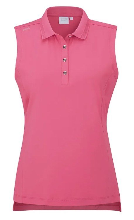 PING Solene Sleeveless polo da donna, pink blossom