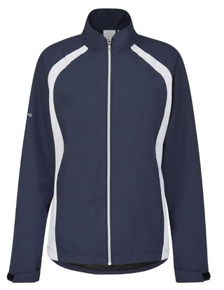 PING Freda giacca impermeabile da donna, oxford blue/bianco