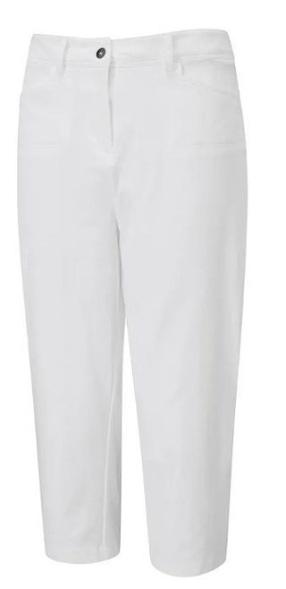 PING Verity pantaloni corti da donna, bianco