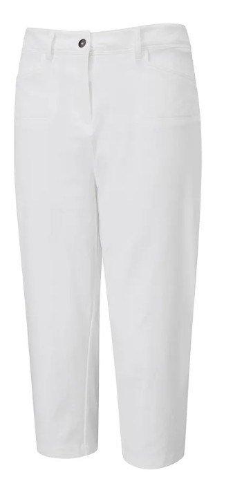 PING Verity pantaloni corti da donna, bianco