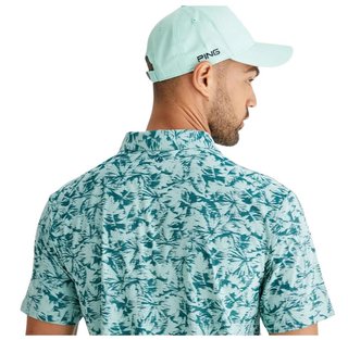 PING Diego polo da uomo, misty green multi