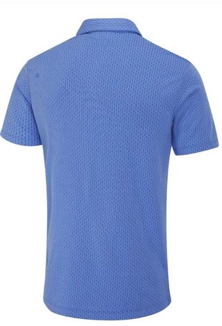 PING Hershel polo da uomo, cornflower blue multi