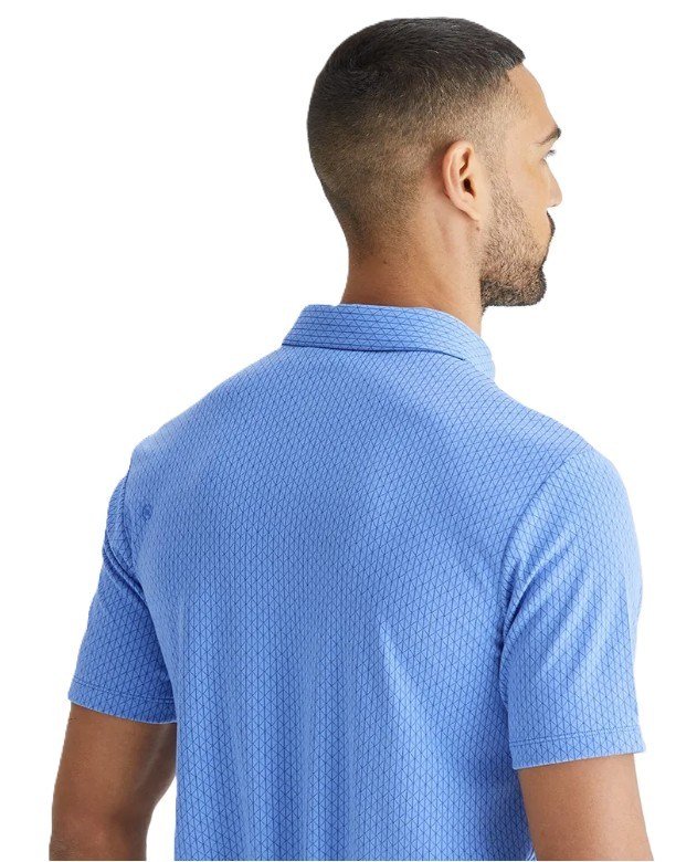 PING Hershel polo da uomo, cornflower blue multi