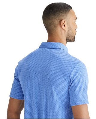 PING Hershel polo da uomo, cornflower blue multi