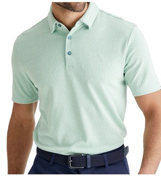 PING Hershel polo da uomo, misty green multi