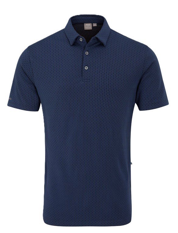 PING Hershel polo uomo, oxford blue multi