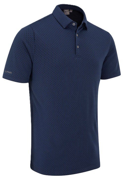 PING Hershel polo uomo, oxford blue multi