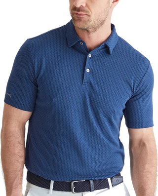 PING Hershel polo uomo, oxford blue multi