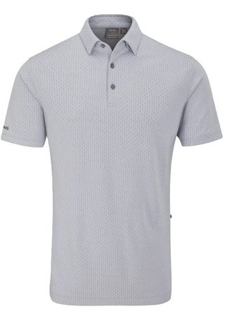 PING Hershel polo da uomo, silver multi