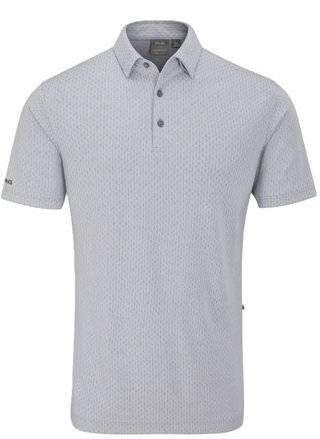 PING Hershel polo da uomo, silver multi