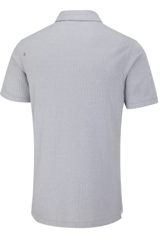 PING Hershel polo da uomo, silver multi