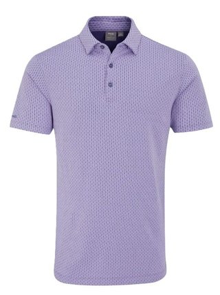 PING Hershel polo da uomo, purple ash multi