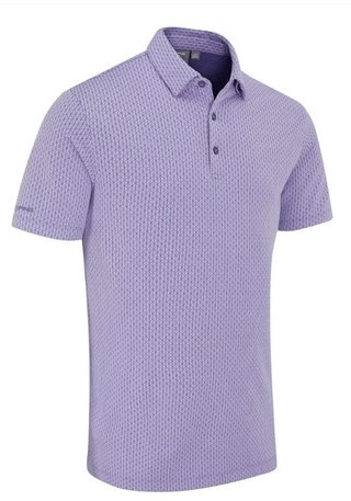 PING Hershel polo da uomo, purple ash multi