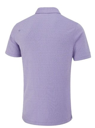 PING Hershel polo da uomo, purple ash multi
