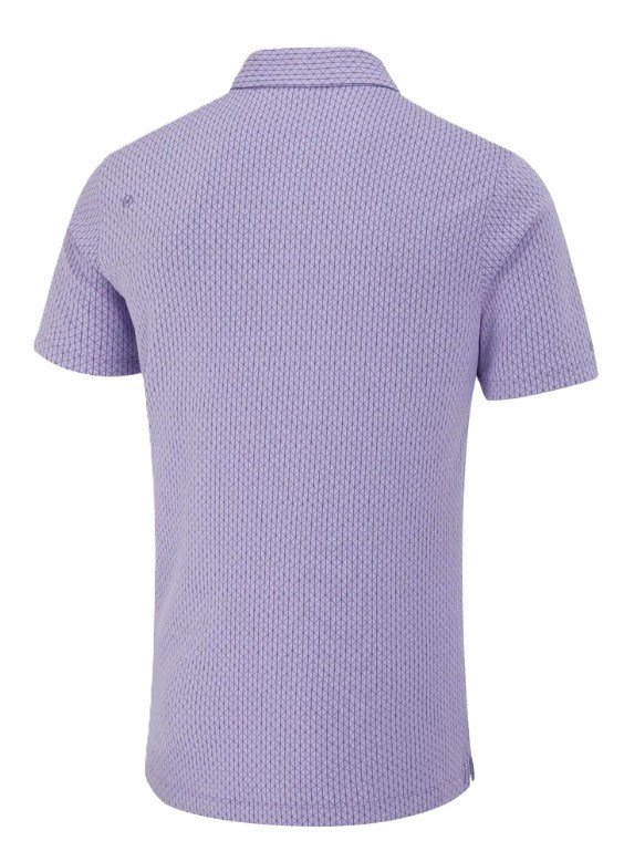 PING Hershel polo da uomo, purple ash multi
