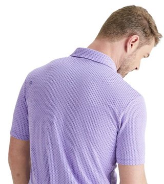 PING Hershel polo da uomo, purple ash multi