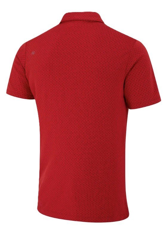 PING Hershel polo uomo, rich red multi