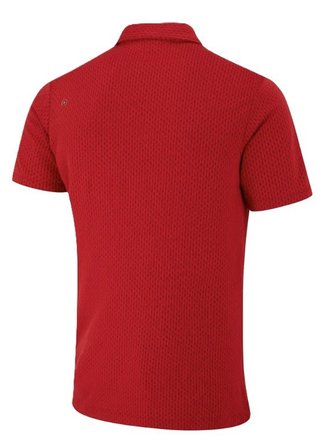 PING Hershel polo uomo, rich red multi