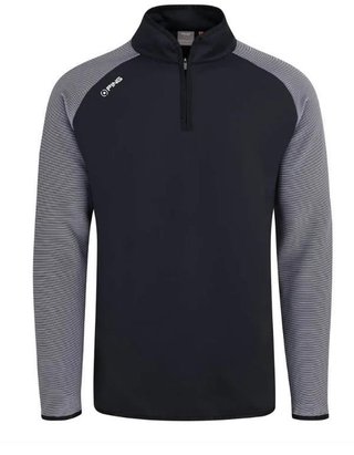 PING Strio Performance midlayer felpa uomo, nero/bianco