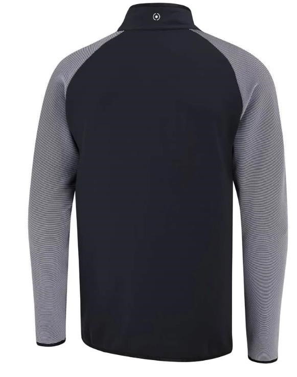 PING Strio Performance midlayer felpa uomo, nero/bianco