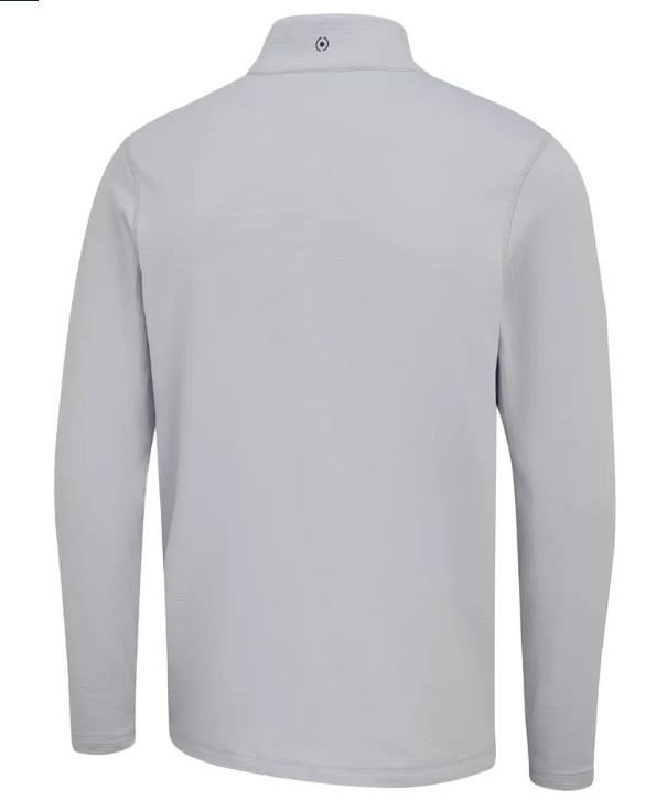 PING Rhodri Half Zip Fleece felpa uomo, silver/navy