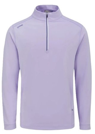 PING Latham Half Zip maglia uomo, purple ash