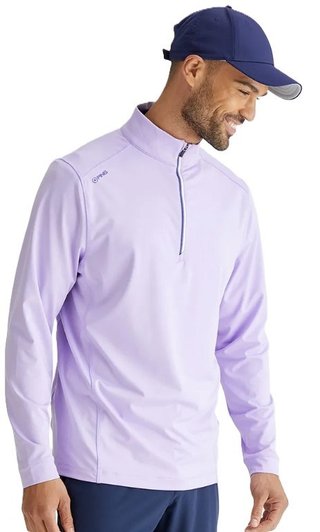 PING Latham Half Zip maglia uomo, purple ash