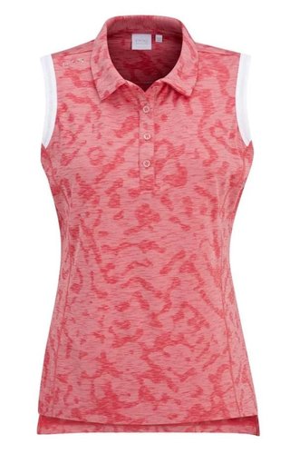 PING Colleen Sleeveless polo donna, sweet pea