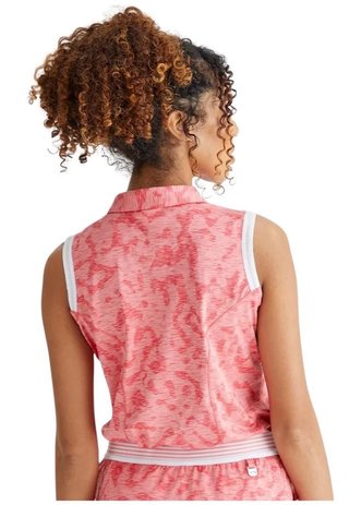 PING Colleen Sleeveless polo donna, sweet pea