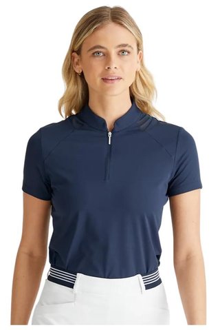 PING Oona polo da donna, blu navy