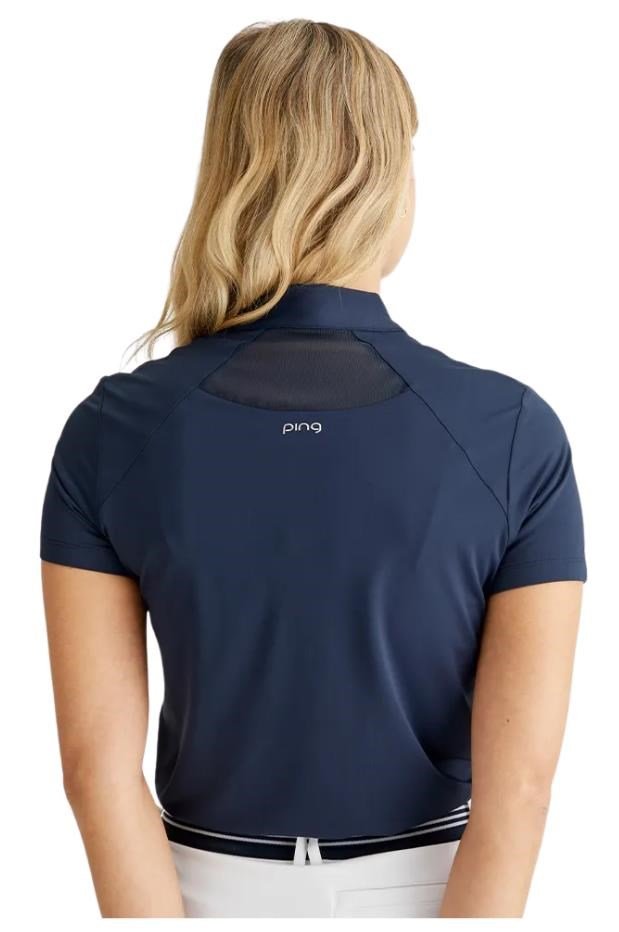 PING Oona polo da donna, blu navy