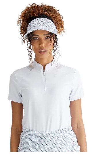 PING Oona polo da donna, bianco