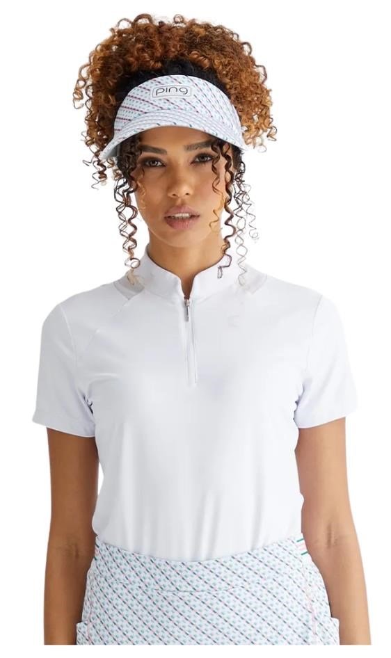 PING Oona polo da donna, bianco