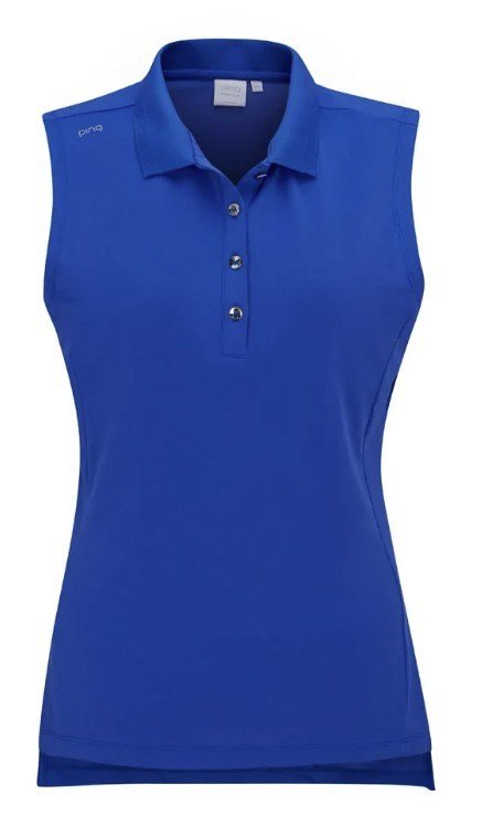 PING Solene Sleeveless polo donna, ultra blue