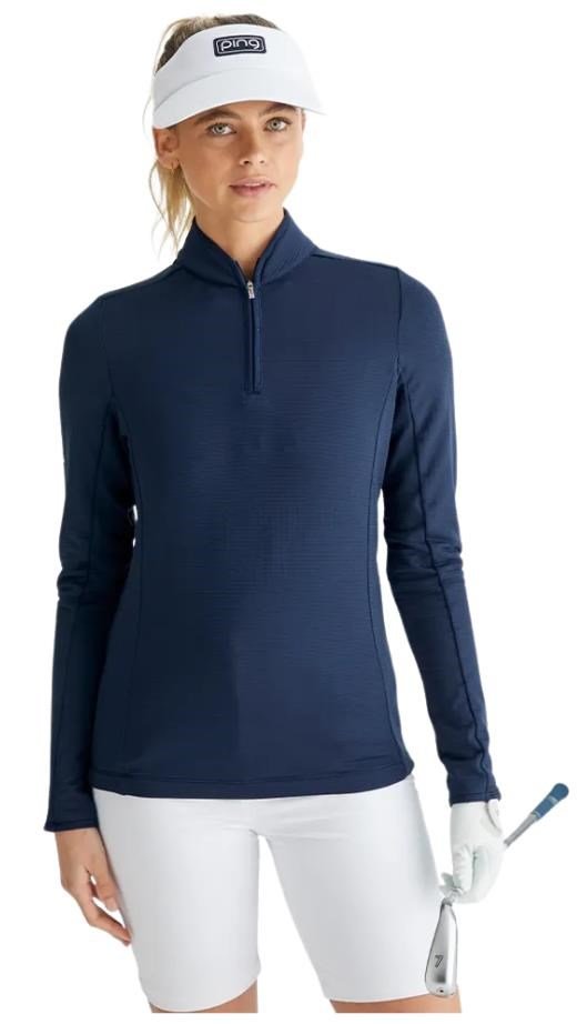 PING Abigale Performance Fleece felpa donna, navy