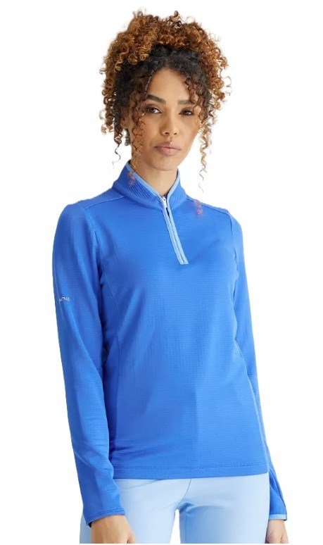 PING Abigale Fleece felpa da donna, blu ultra