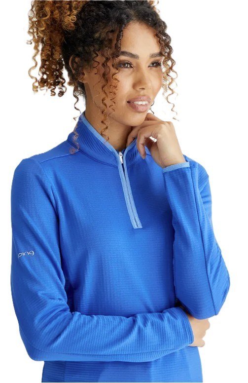 PING Abigale Fleece felpa da donna, blu ultra