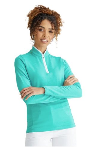 PING Abigale Fleece felpa da donna, acqua brillante
