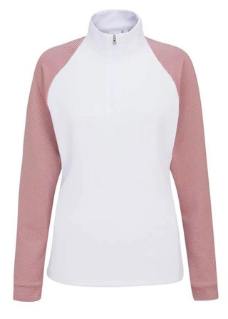 PING Tembi felpa donna, bianco/sweet pea