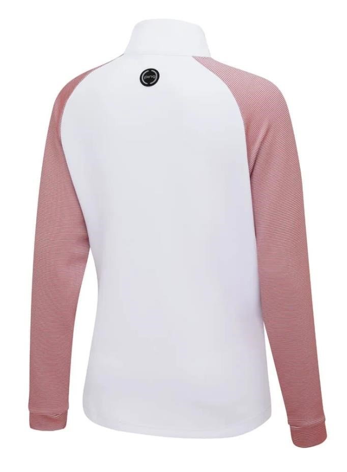 PING Tembi felpa donna, bianco/sweet pea