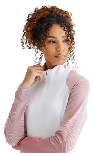 PING Tembi felpa donna, bianco/sweet pea