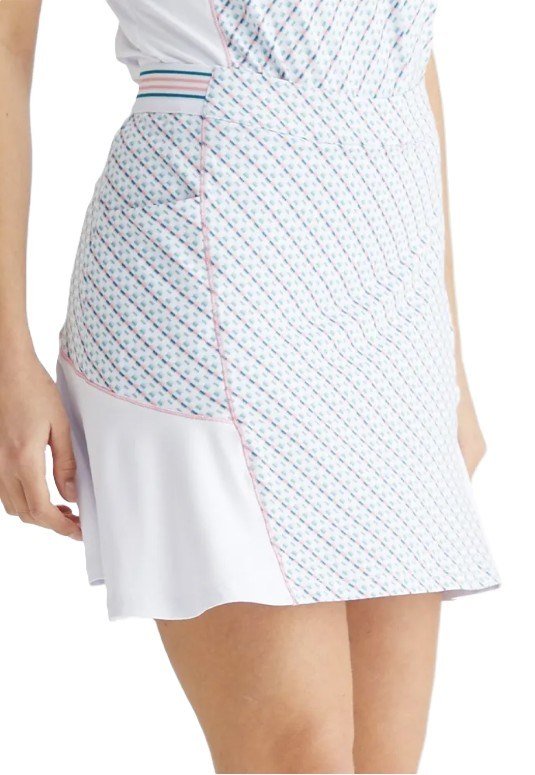 PING Odetta skort da donna, bianco/neoteric