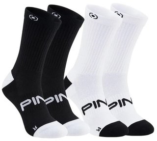 PING Crew calzini da uomo (2 paia), nero/bianco