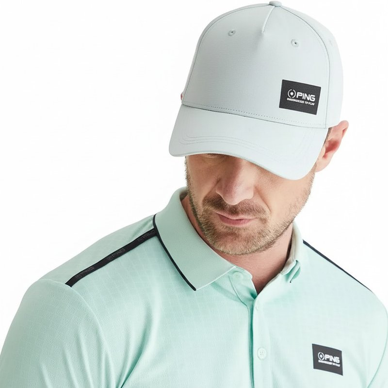 PING Koa berretto da baseball da uomo, pearl grey marl