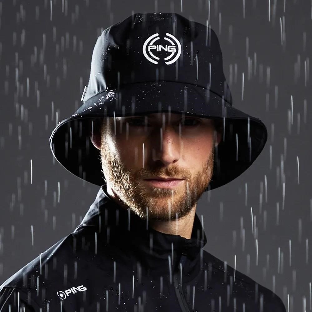 PING SensorDry waterproof cappello bucket da uomo, nero