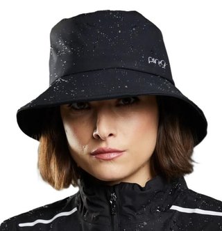 PING SensorDry Waterproof ladies bucket hat, nero