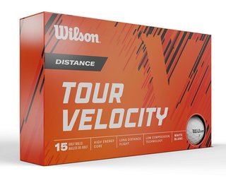Wilson Tour Velocity Distance palline da golf 2025 (15 palle)